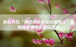 必备科技“微信微乐亲友房通用挂”揭秘透视辅助万能挂用法