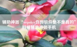 辅助神器“wepoker作弊软件是不是真的”科技辅助神器手机
