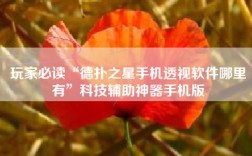 玩家必读“德扑之星手机透视软件哪里有”科技辅助神器手机版