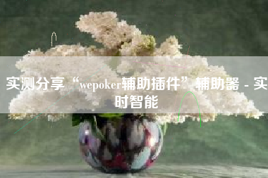 实测分享“wepoker辅助插件	”辅助器 - 实时智能